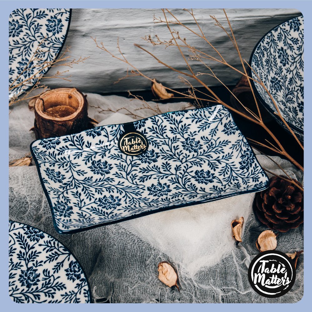 7-FloralBlue-8-inch-Rectangular-Ripple-Plate-Tableware-ProductListing