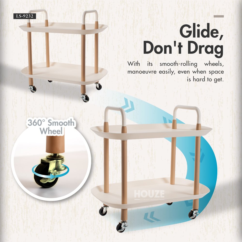 LS-9212-LS-9222-LS-9232-2-Tier-Wheeled-Table-Trolley-05